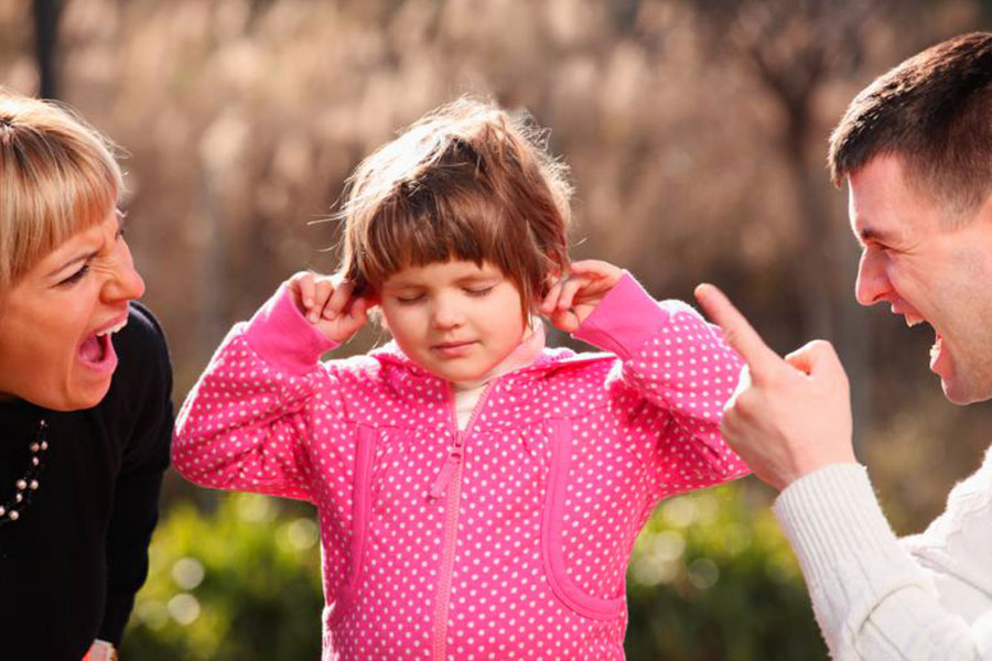 separazione genitori bambina non ascolta