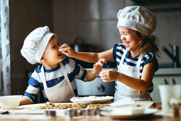 cucinare con bambini