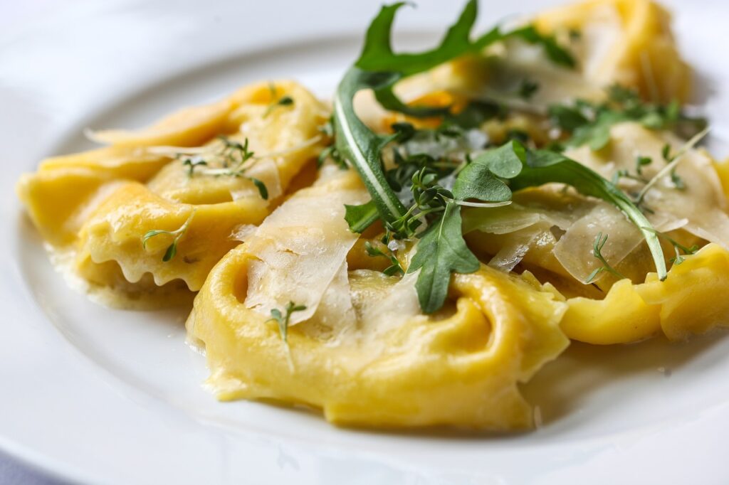 tortelloni in padella