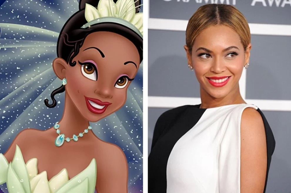 Principessa Tiana e Beyoncé