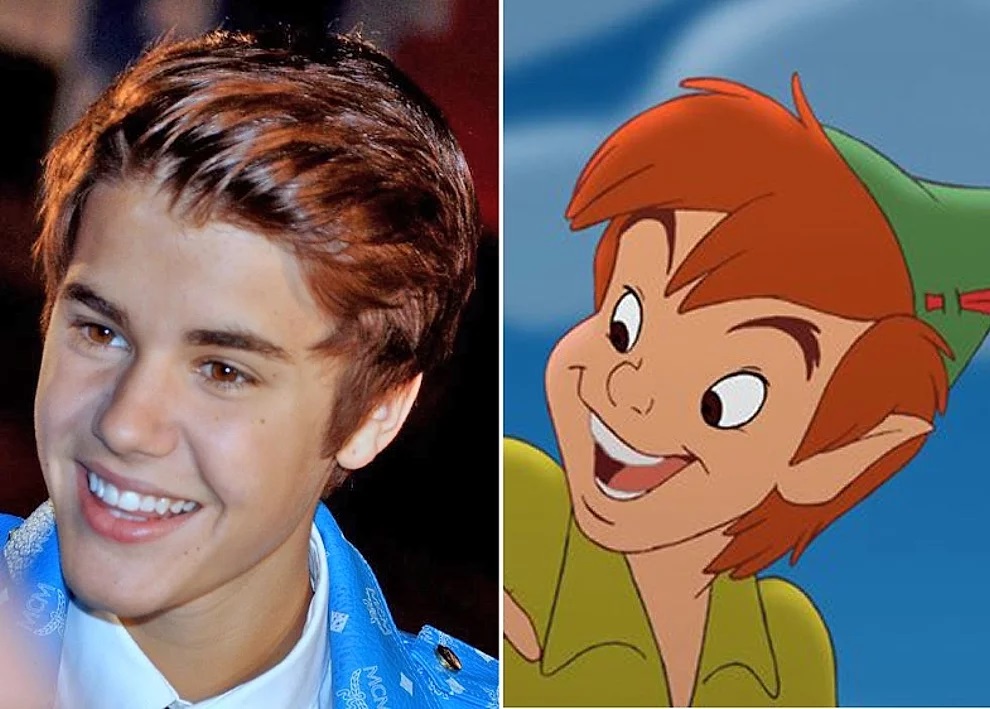 Justin Bieber e Peter Pan