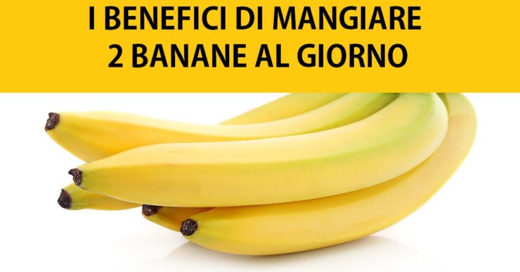 Mangia 2 banane al giorno per 1 mese