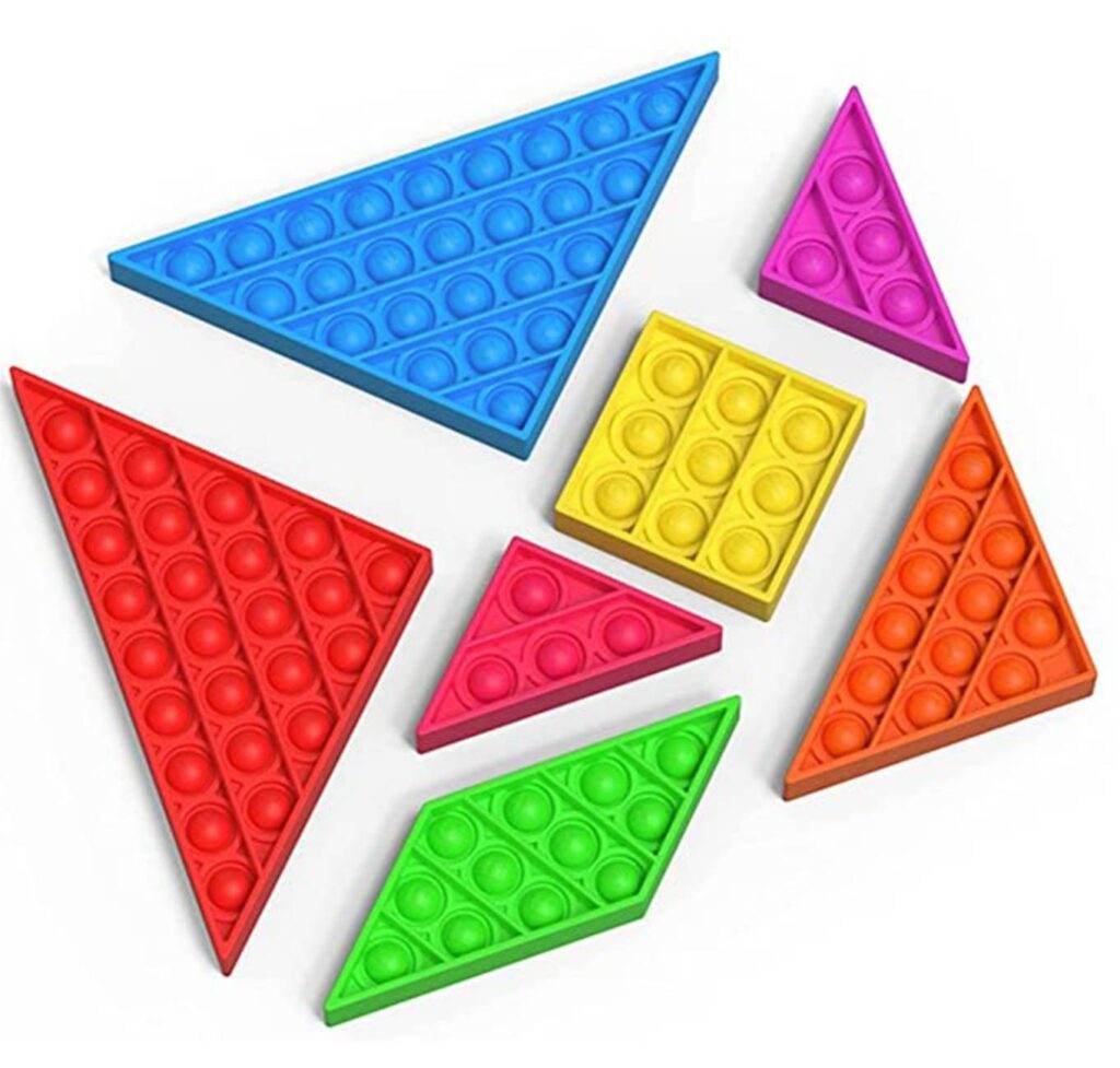 C&X Pop It Fidget Toys Tangram 7 Pezzi