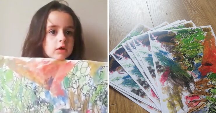 Artista di 6 anni criticata dall'insegnante