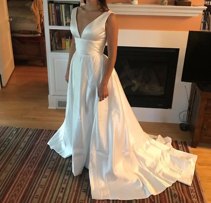 Abito da sposa comprato a 94 dollari