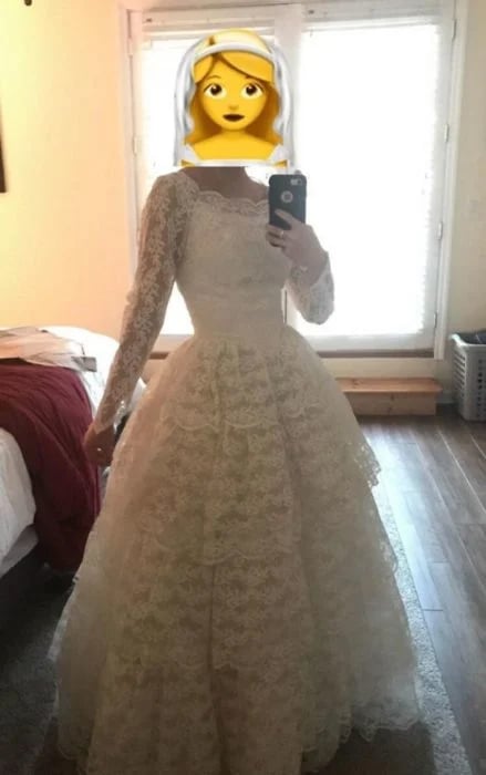 Abito da sposa comprato per 170 dollari