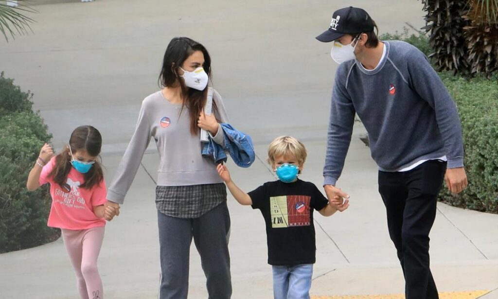 Famiglia Mila Kunis Ashton Kutcher