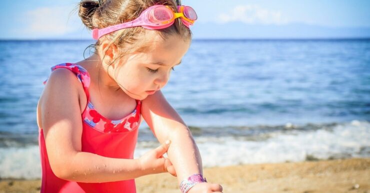 Proteggere i bambini dal sole