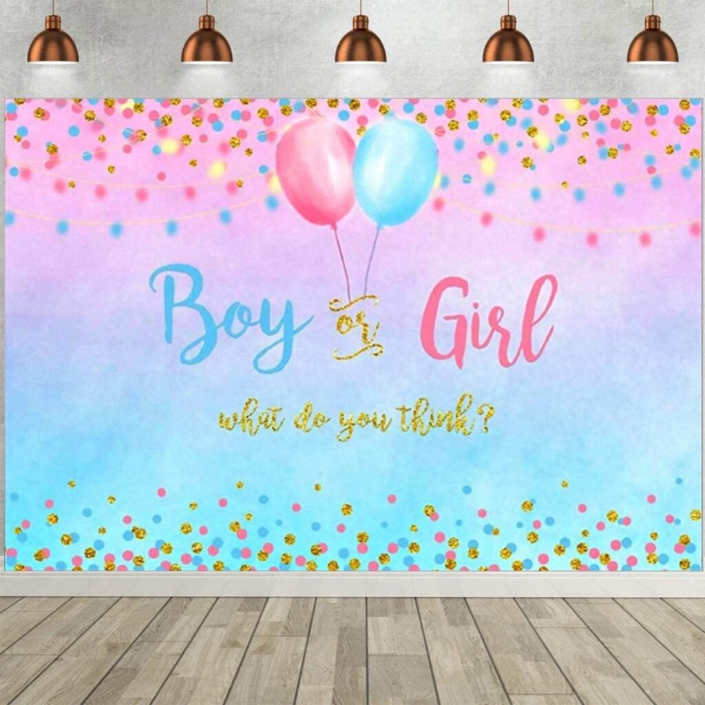 Parete per gender reveal