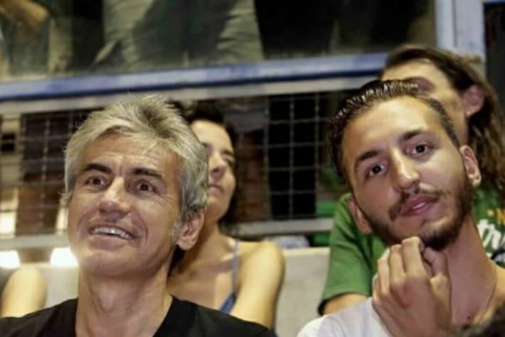 Luciano Ligabue e Lenny Ligabue