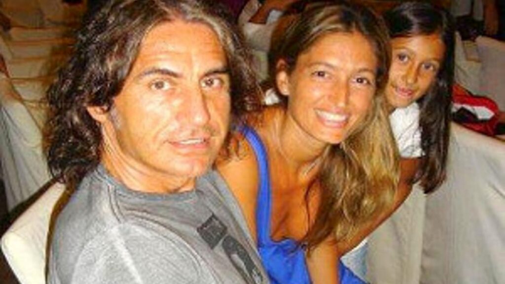 Luciano Ligabue, moglie e figlia