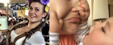 Genitori con figli prima e dopo