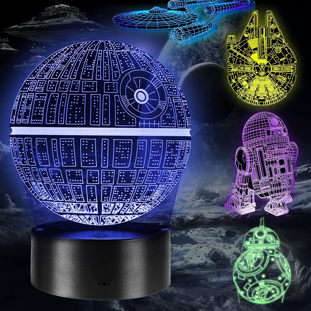 Lampada LED 3D Star Wars