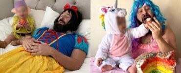 Famiglia con foto esilaranti
