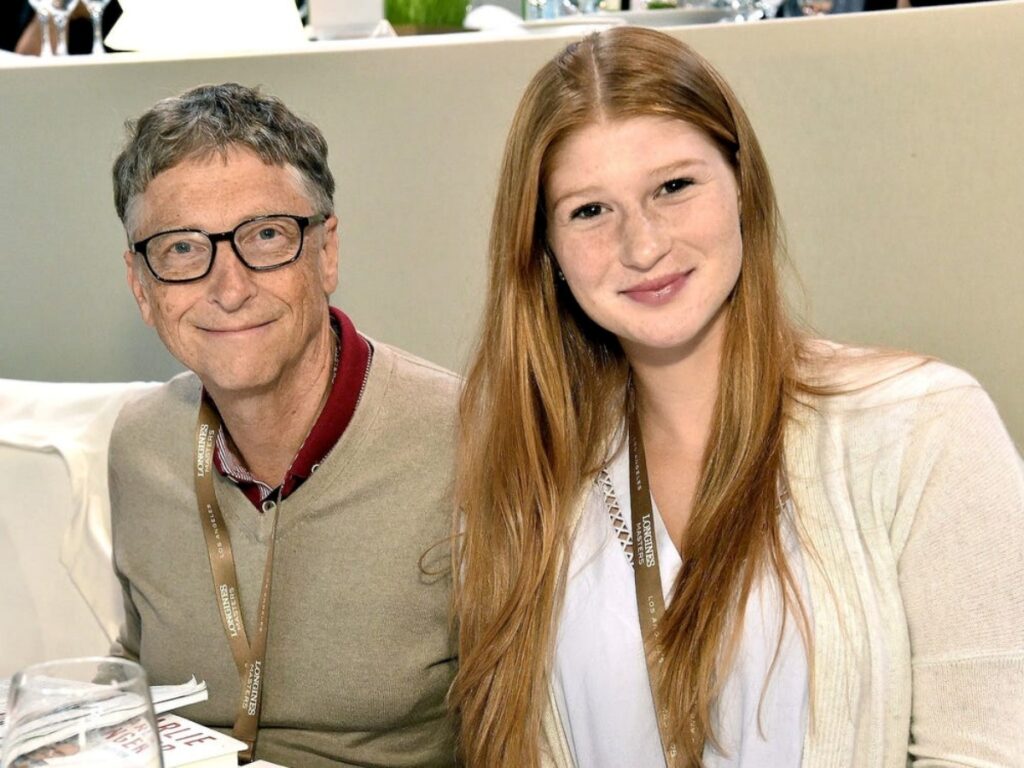 Bill Gates e la figlia