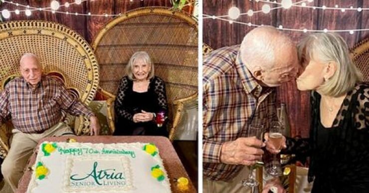 Coppia festeggia i 70 anni di matrimonio