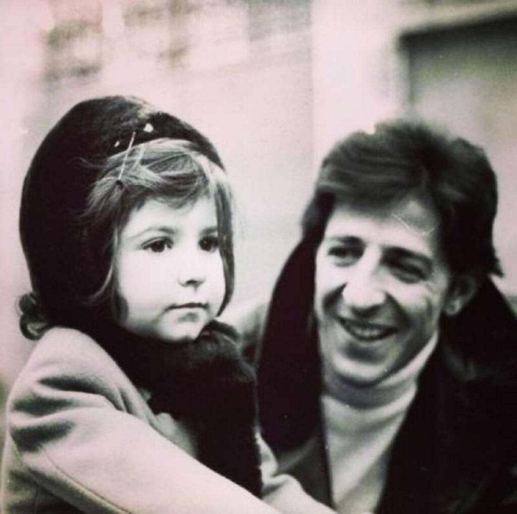 Giorgio Gaber e sua figlia Delia