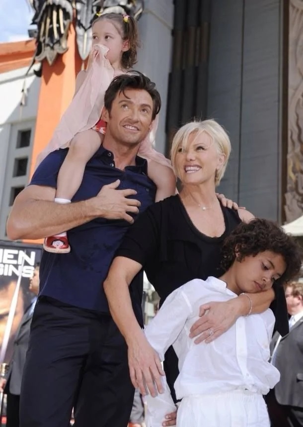 Hugh Jackman e Deborra-Lee Furness figli