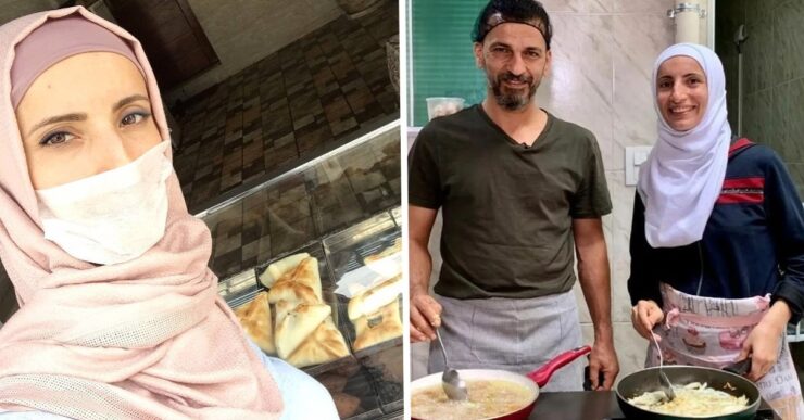 Rifugiata siriana in Brasile vende cibo arabo