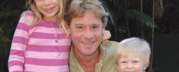 Steve Irwin con i suoi figli
