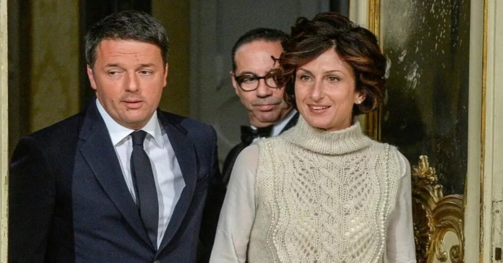 Matteo Renzi e la moglie
