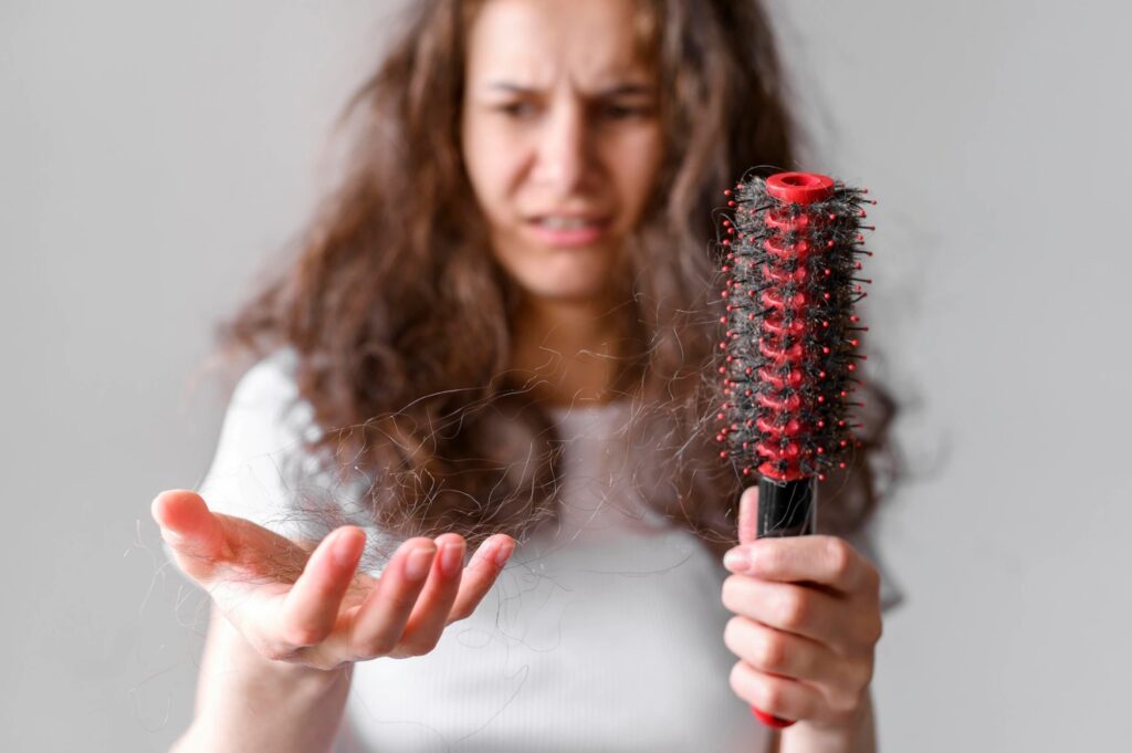 Caduta dei capelli per il ferro