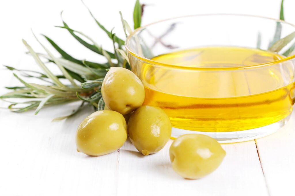 Maschera all'olio d'oliva