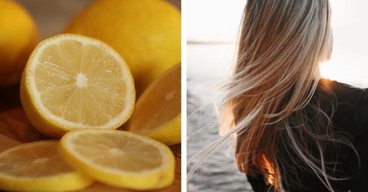 Succo di limone sui capelli