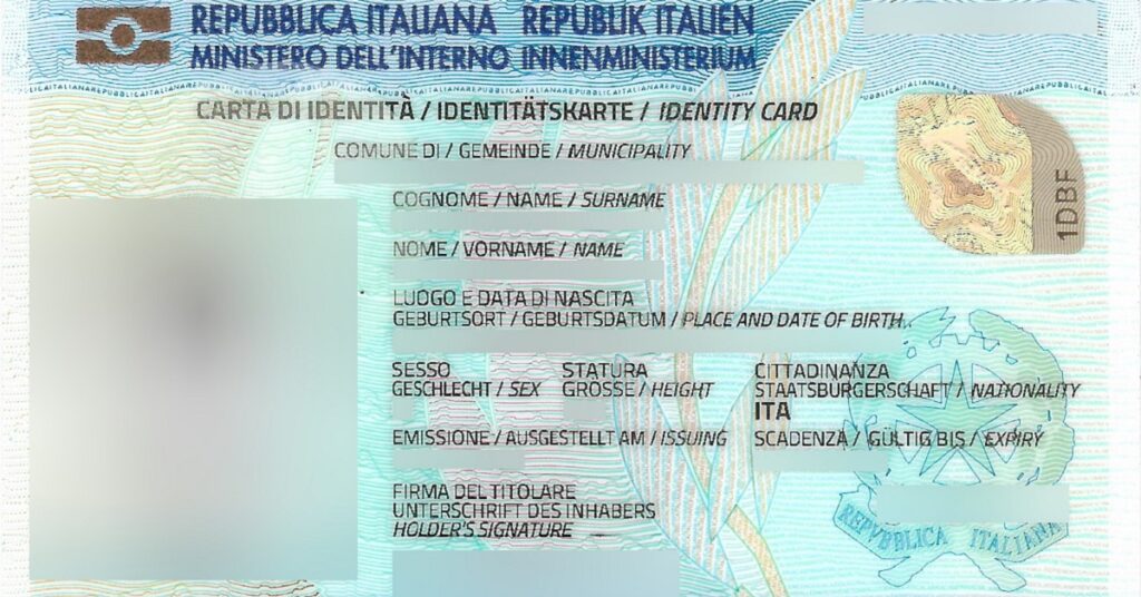 Carta di identità valida per l'espatrio per i minorenni