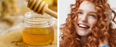 Maschera per capelli al miele