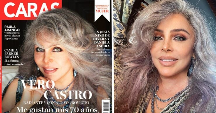 Donna di 70 anni ama rughe e capelli grigi: