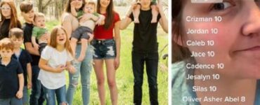 Donna di 32 anni mamma di 12 figli