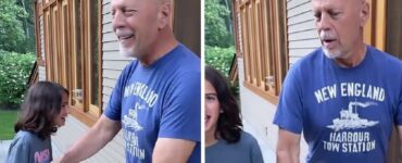 Bruce Willis balla con la figlia di 10 anni