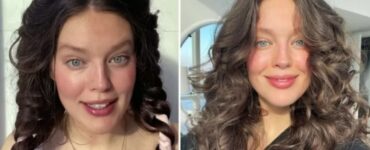 Trucco TikTok per capelli ricci