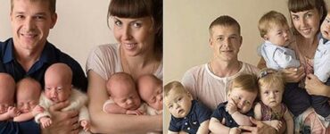 Mamma partorisce 5 gemelli, una principessa e quattro principini
