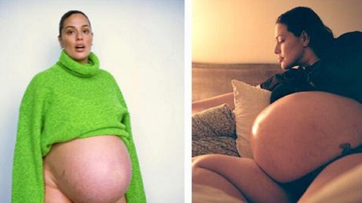 Ashley Graham e la gravidanza gemellare