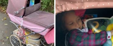 Bambina di 3 anni usa ancora il passeggino