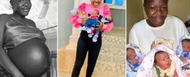 Mamma nigeriana dà alla luce tre bellissimi gemelli