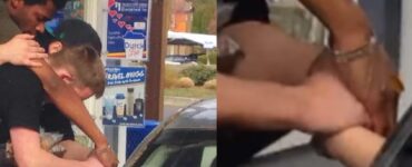 adolescenti vedono una donna piangere in macchina