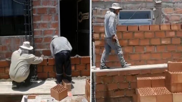 Ha realizzato un terrazzo nella casa del vicino