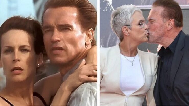 Jamie Lee Curtis e Arnold Schwarzenegger